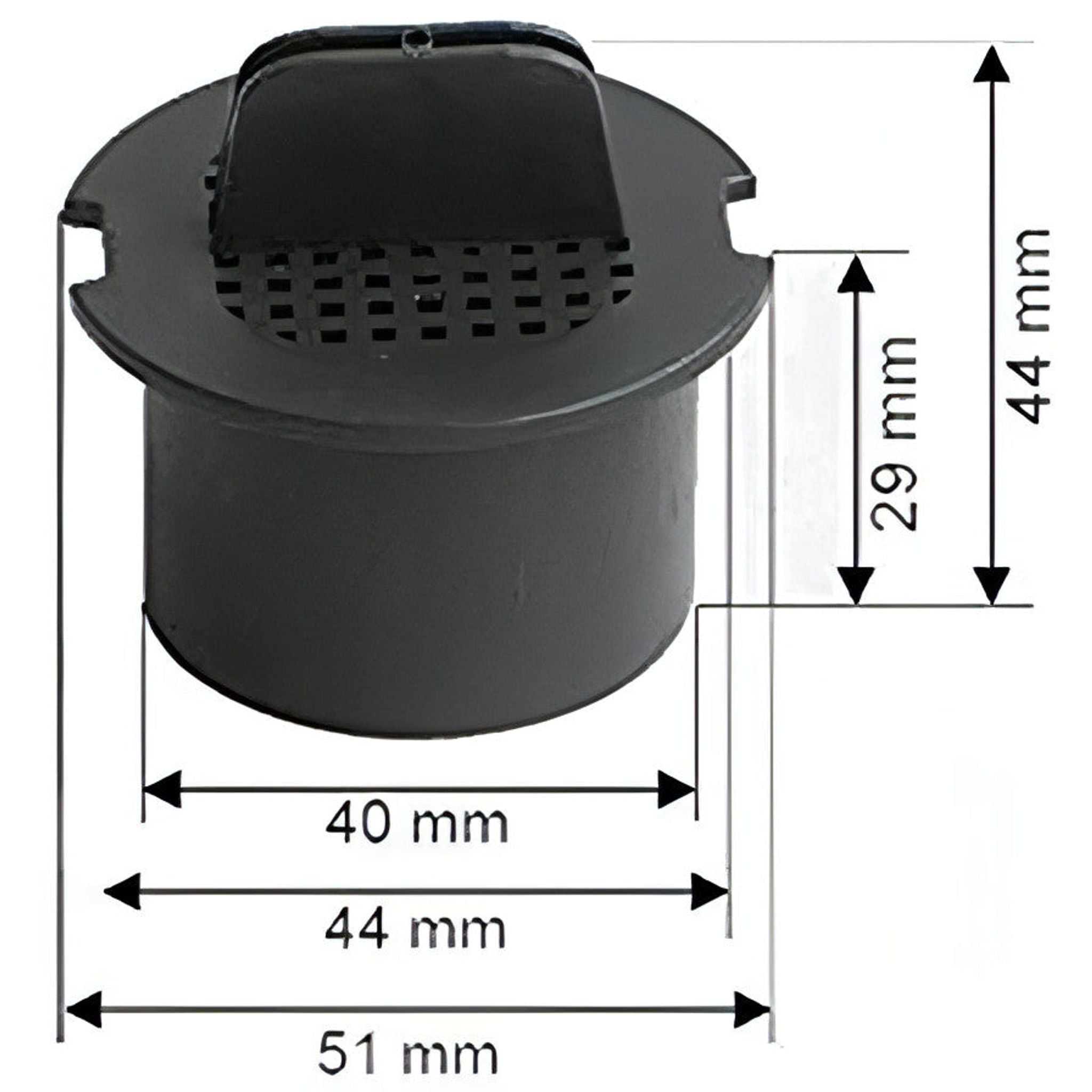 Charcoal Filter - WKB 4212, WTB 4212, WKR 4211, WKT 6451 Liebherr - PART NO 988129100