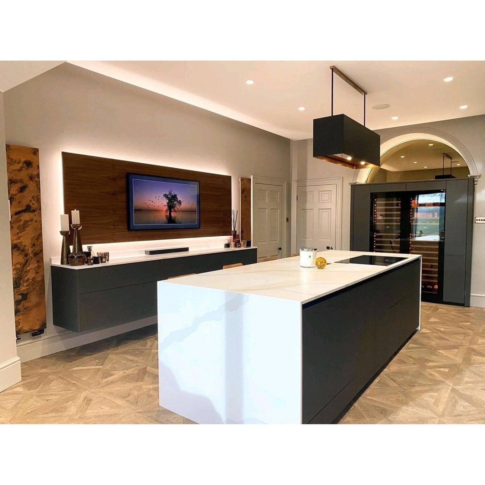 Dunavox GLANCE-114 - Dual Zone 114 Bottle - Integrated Wine Cooler - DAVG-114.288DB.TO