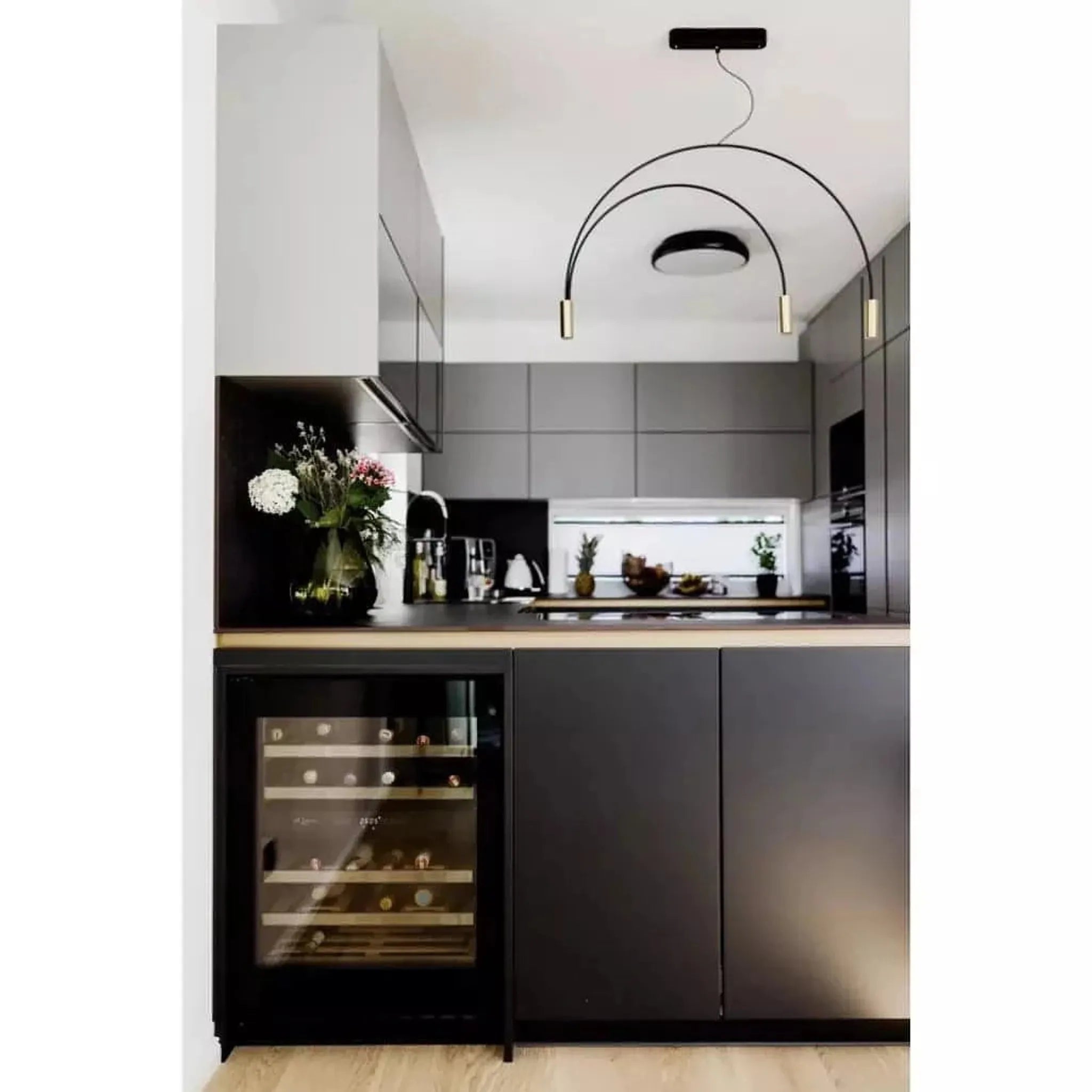 mQuvée - 600mm - Undercounter - WineCave 700 60D Fullglass Black - Push/Pull