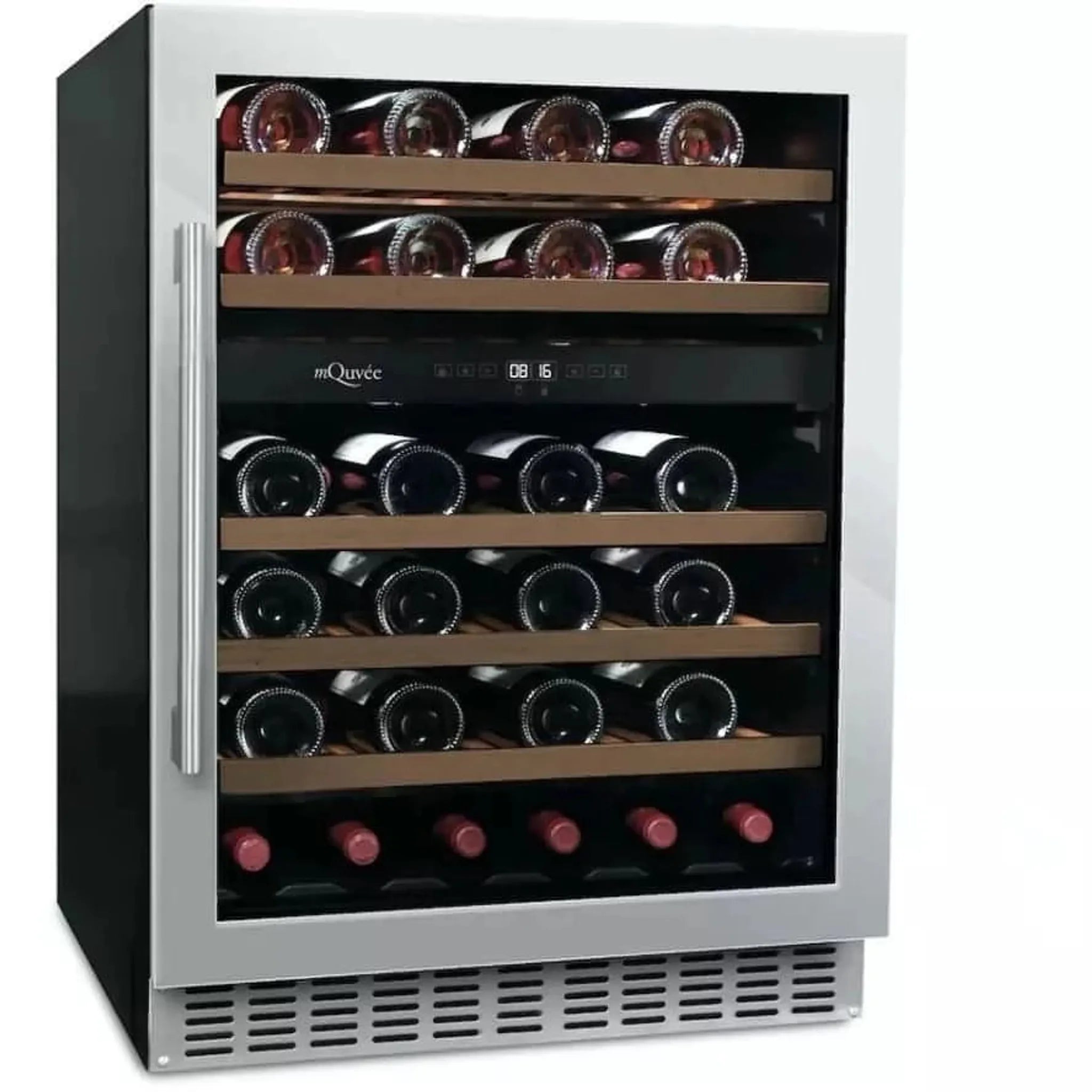 mQuvée - 600mm - Undercounter Wine Fridge - WineCave 720 60D Stainless