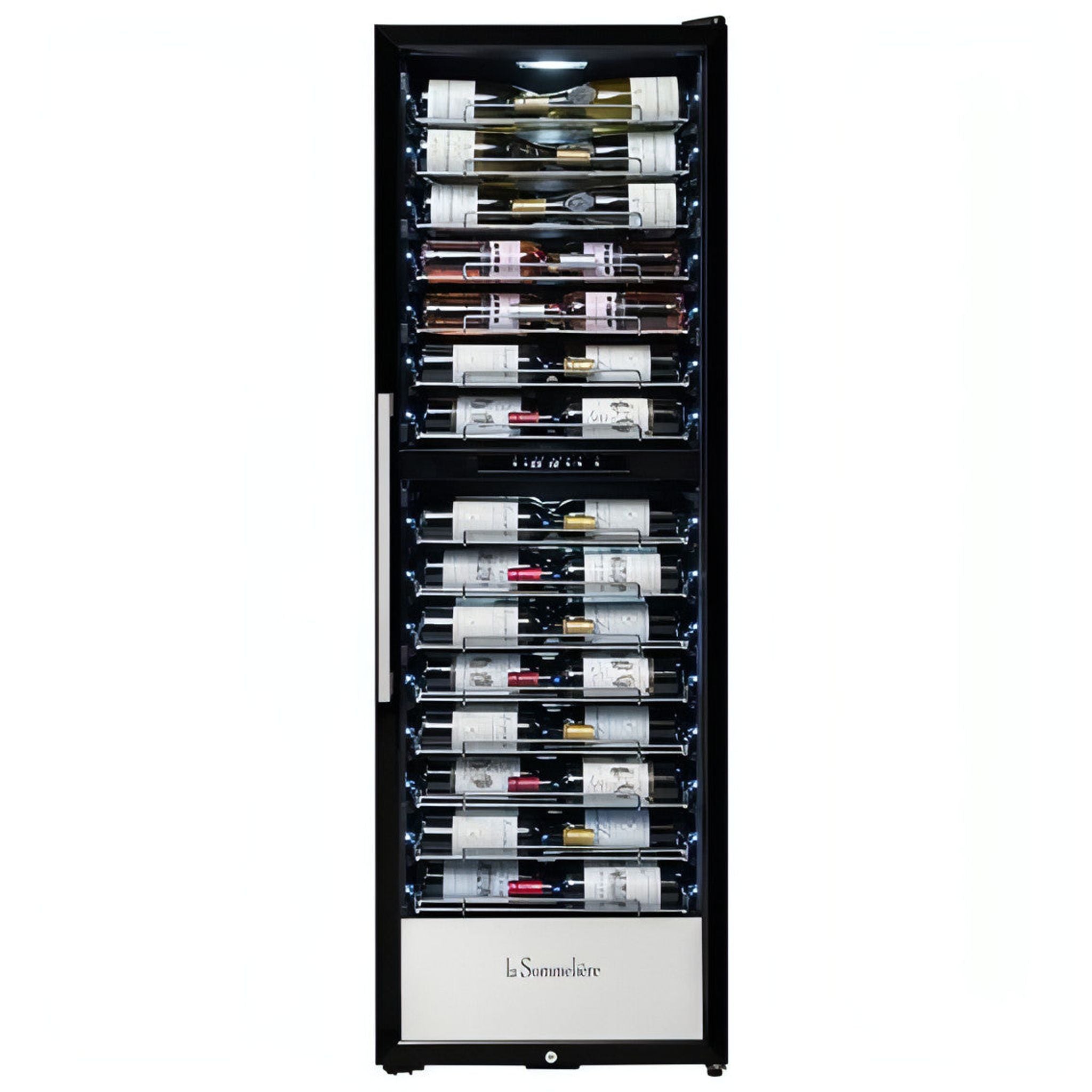 La Sommeliere - 152 Bottle Freestanding Dual Zone Wine Cabinet PRO160DZ