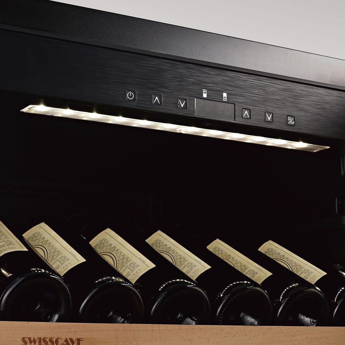 SWISSCAVE Premium - 600mm - 163 Bottle - Freestanding / Built in Wine Cooler - WLB-460F-MIX