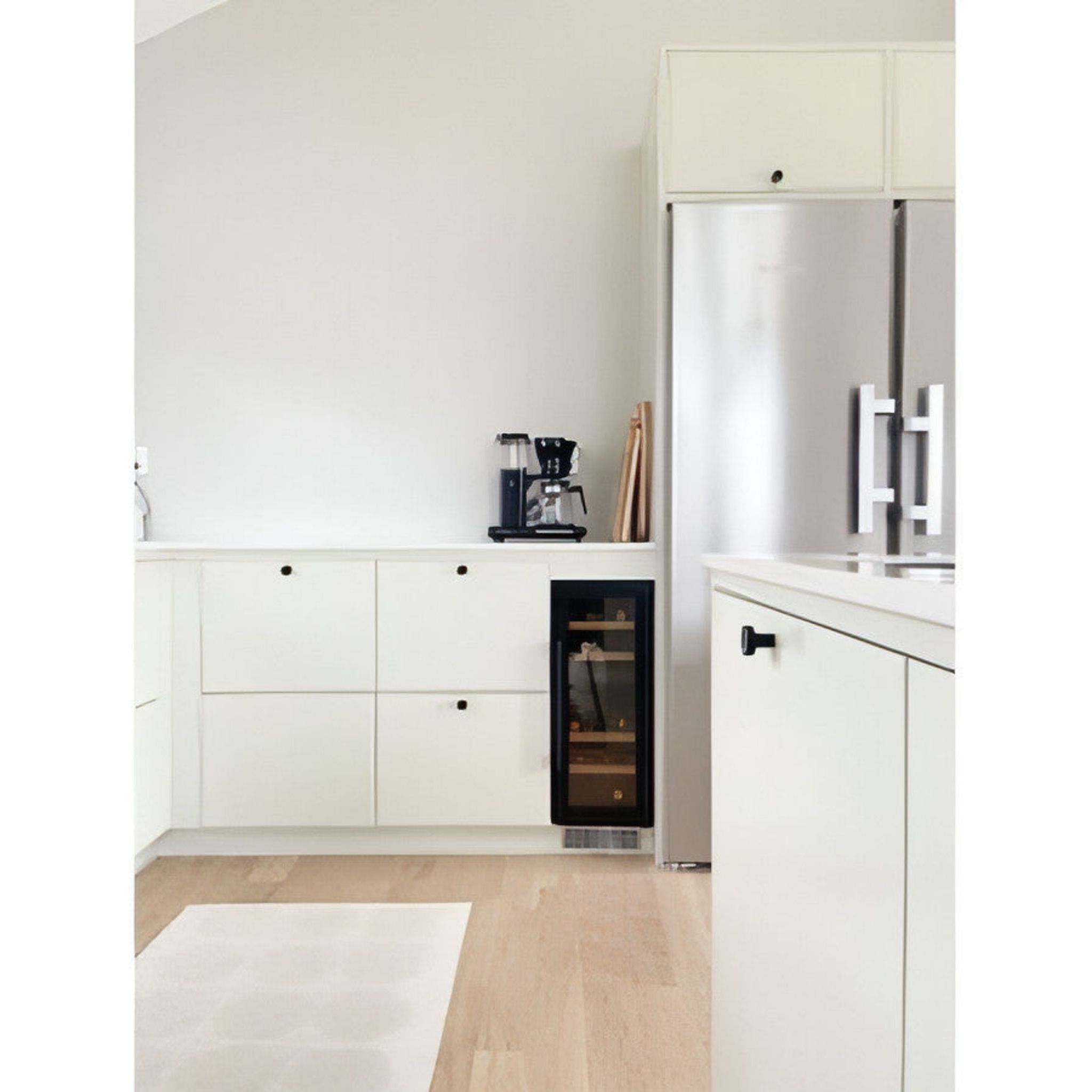 mQuvée - 300mm - Undercounter Wine Fridge - WineCave 700 30D Anthracite Black