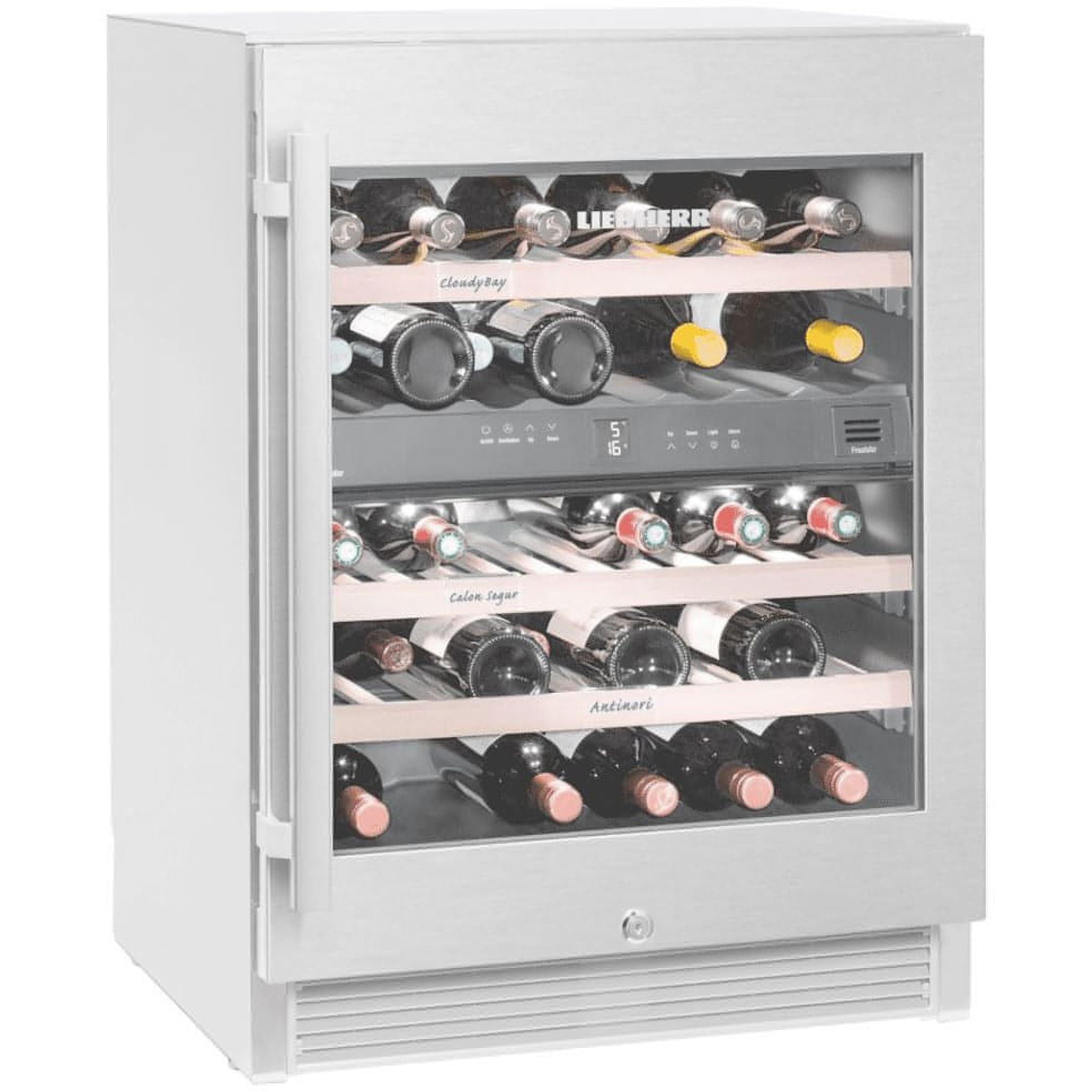 Liebherr - 34 Bottle Freestanding Dual Temperature Zone Wine Cooler WTes 1672