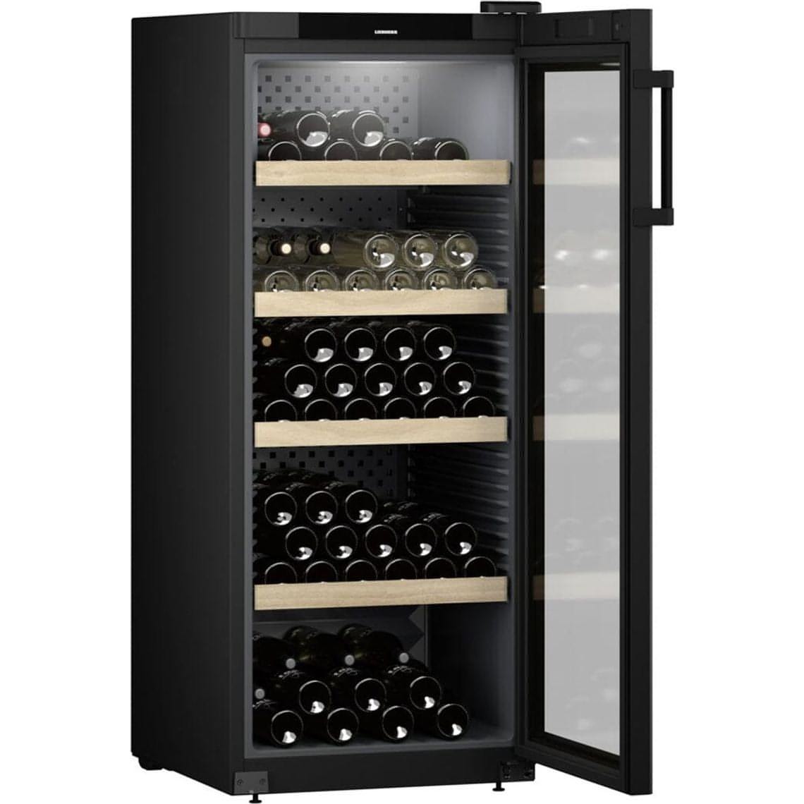 Liebherr - WPbl 4601 - GrandCru 166 Bottle Freestanding Wine Cabinet - WPbl 4601 - Glass Door