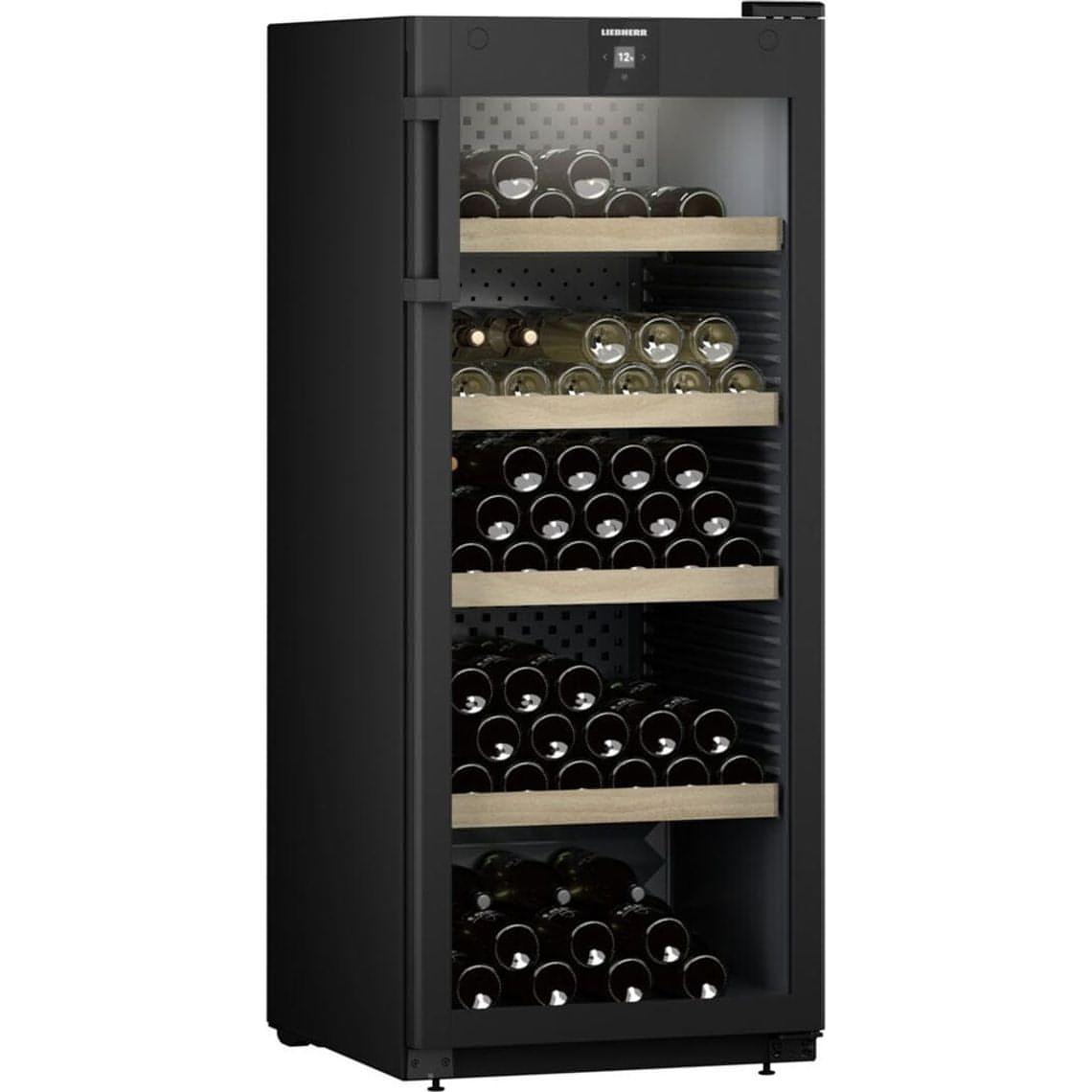 Liebherr - WPbl 4601 - GrandCru 166 Bottle Freestanding Wine Cabinet - WPbl 4601 - Glass Door