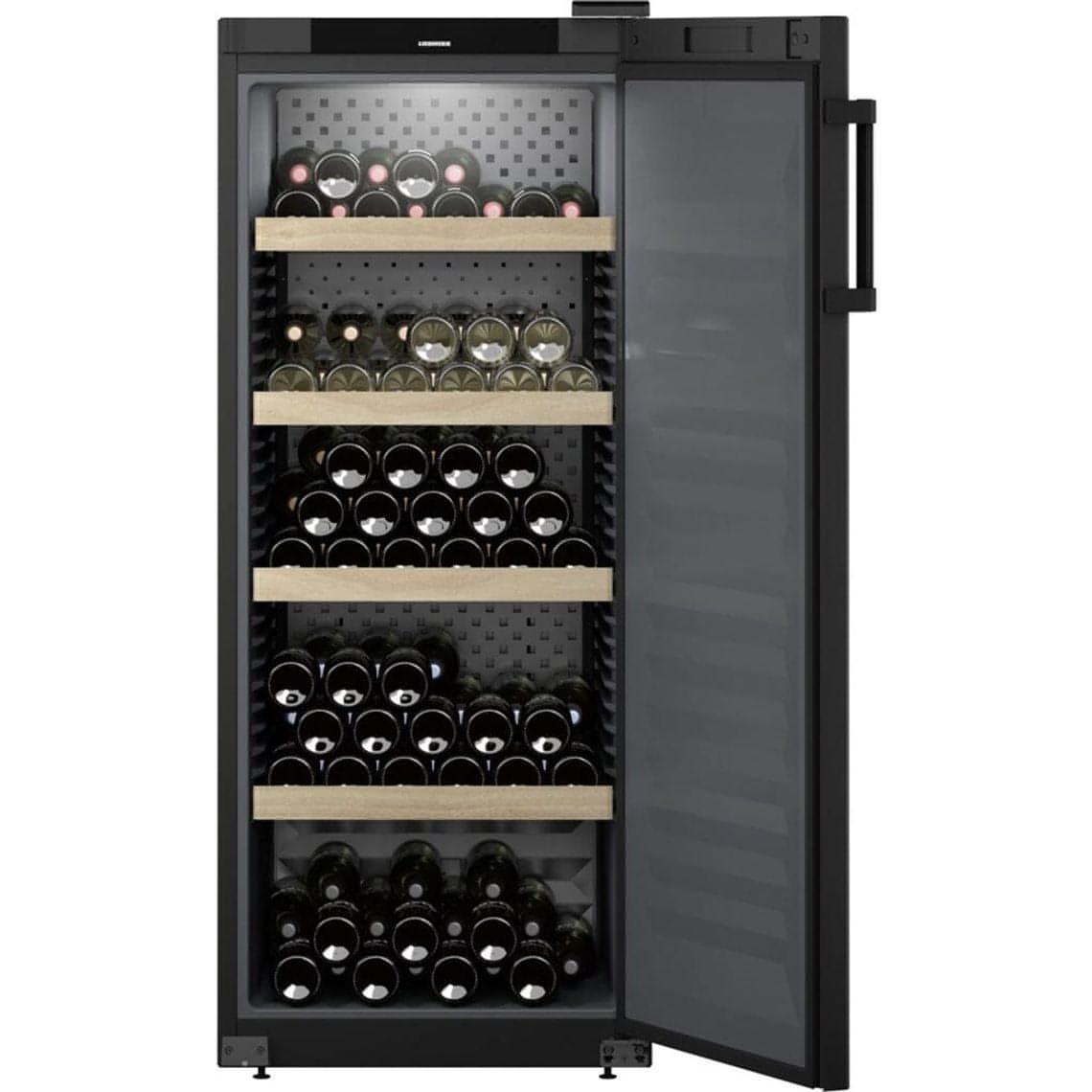 Liebherr - WPbl 4601 - GrandCru 166 Bottle Freestanding Wine Cabinet - WPbl 4601 - Solid Door