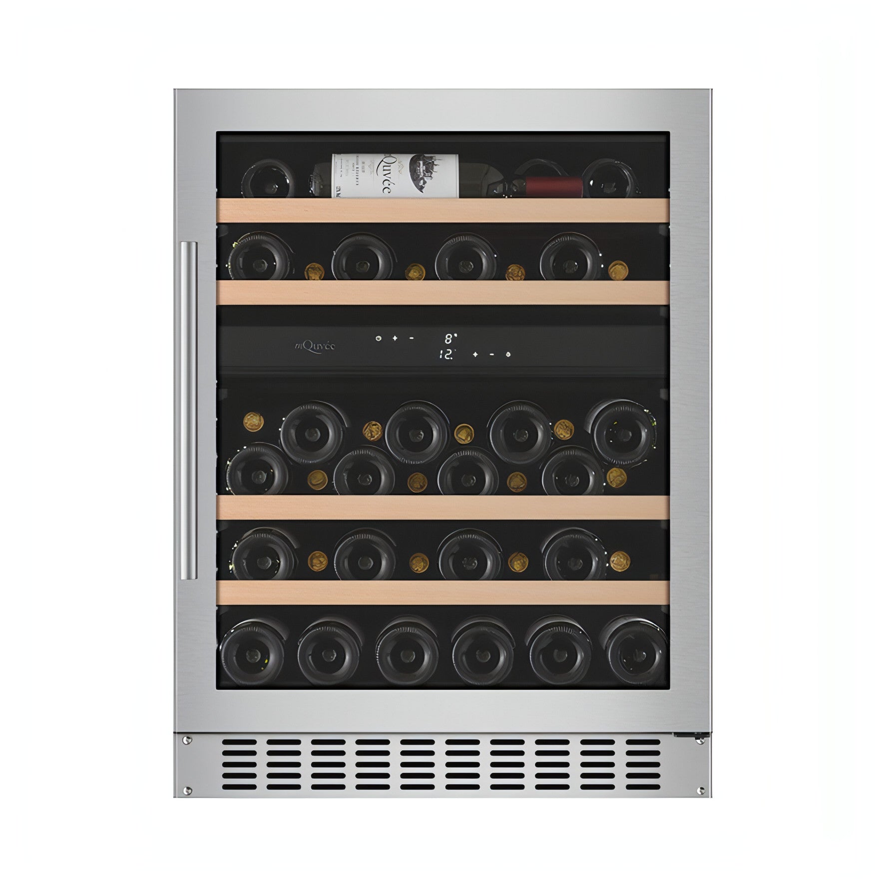 mQuvée - 600mm - Undercounter Wine Fridge - WineCave 700 60D Stainless