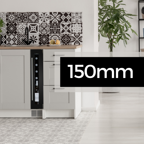 Built in online wine cooler 150mm