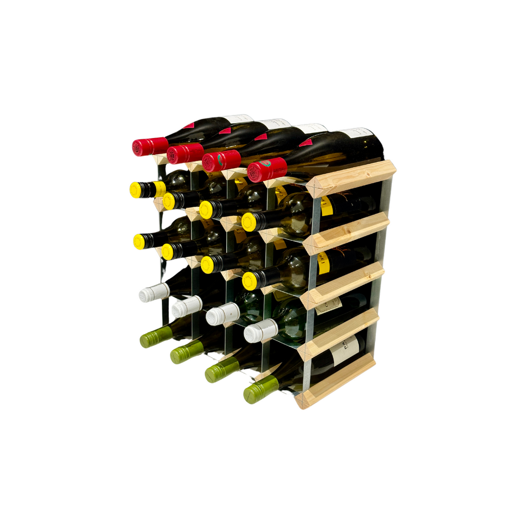 Image Wiine Racks WineRacks - Traditional Wine Rack 20 bottle (4 x 4) - Assembled