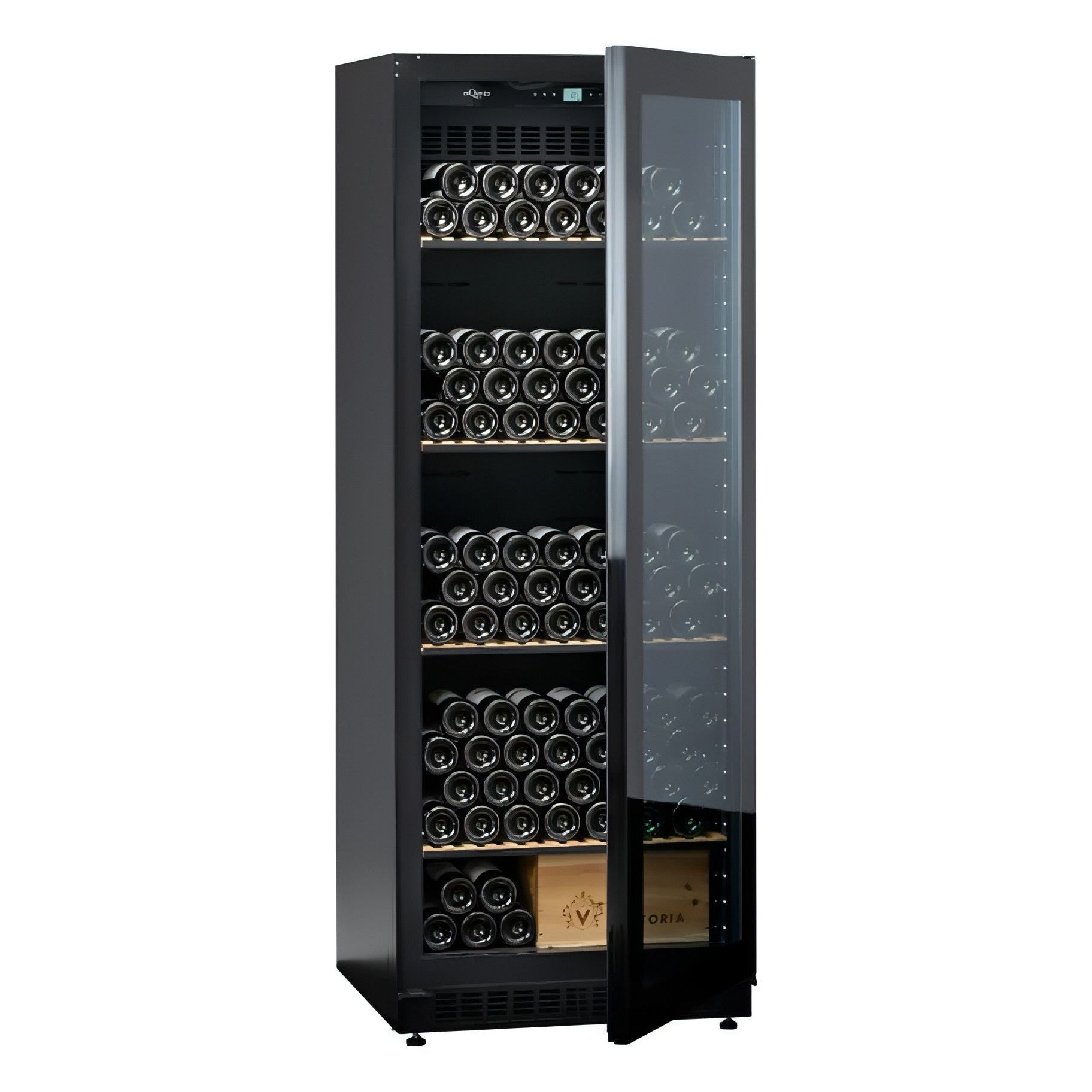 mQuvée Velvet 220 Glass - Single Zone 273 Bottles - Tall Wine Cabinet