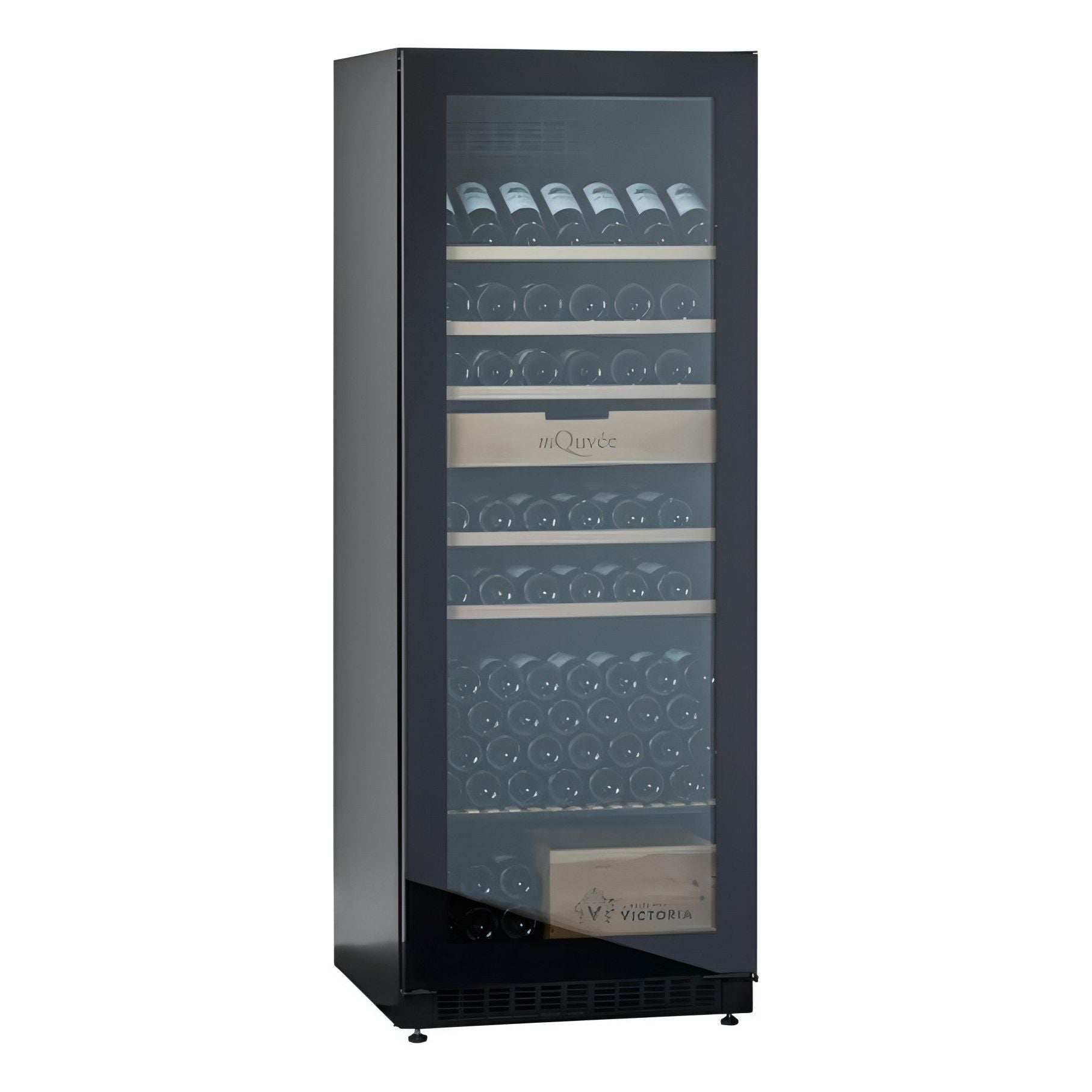 mQuvée Velvet 220 Glass - Single Zone 273 Bottles - Tall Wine Cabinet