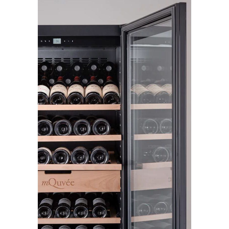 mQuvée Velvet 220 Glass - Single Zone 273 Bottles - Tall Wine Cabinet
