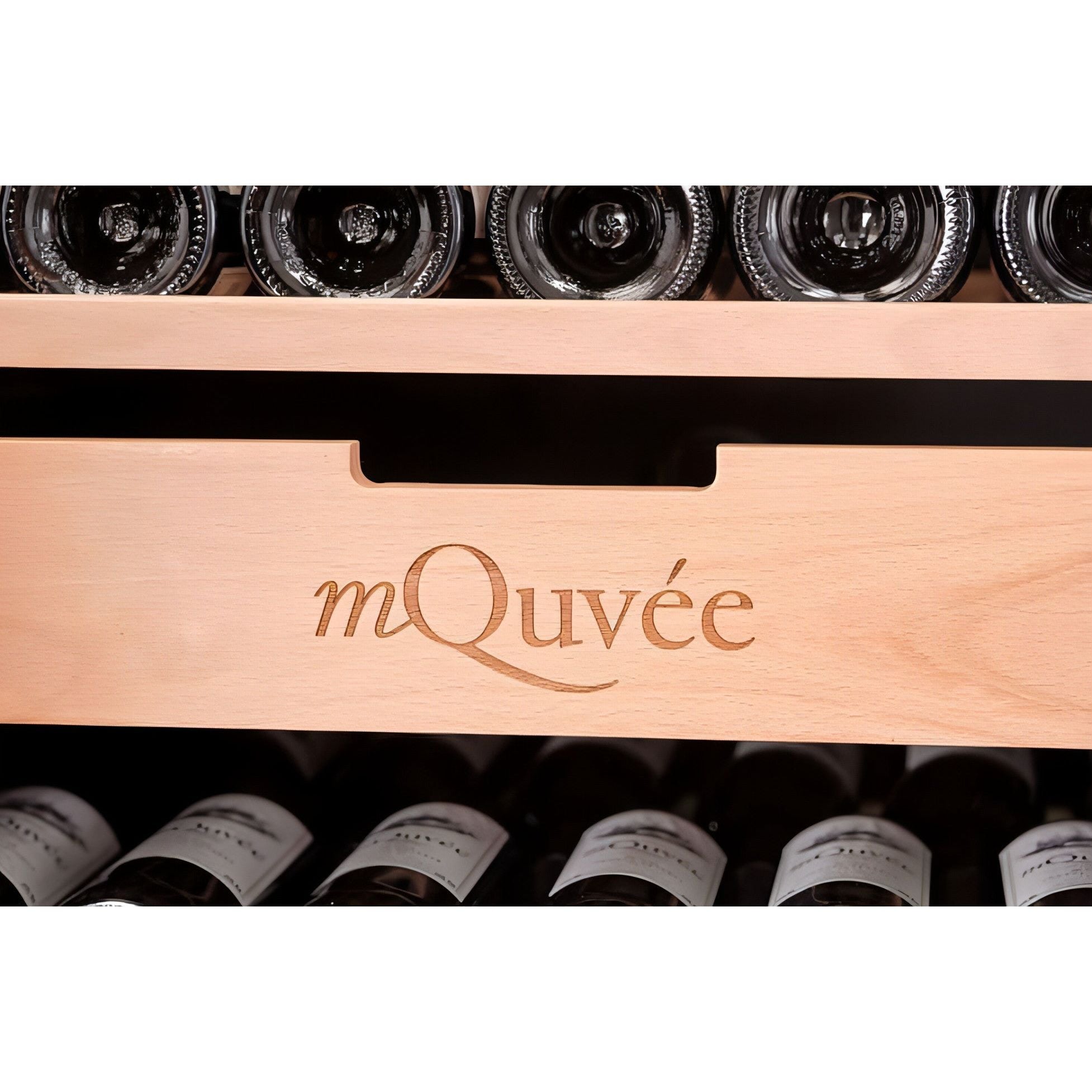 mQuvée Velvet 220 Glass - Single Zone 273 Bottles - Tall Wine Cabinet