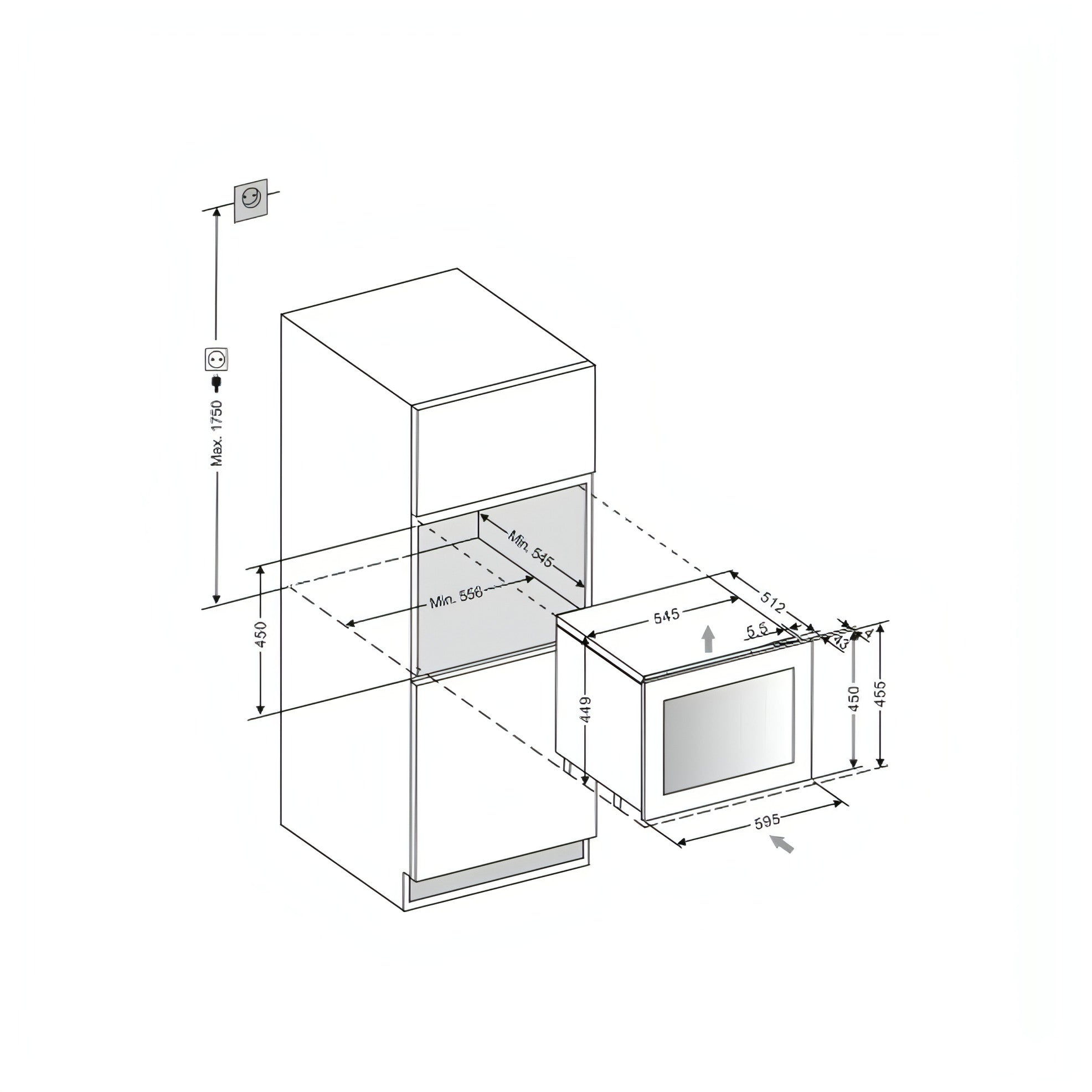 mQuvée - Integrated Wine Cooler - WineKeeper Exclusive - 23S - Push/Pull