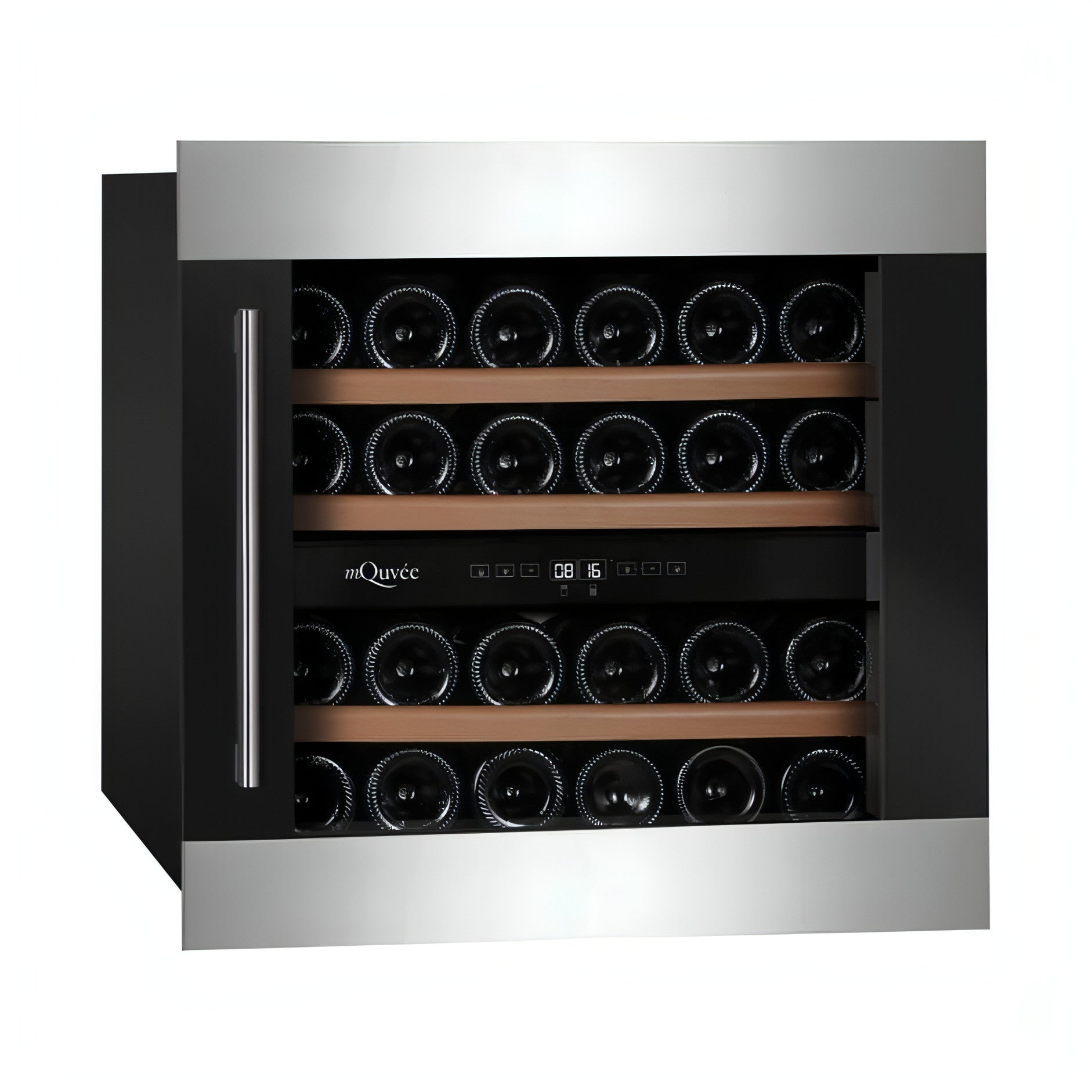 mQuvée - Integrated Wine Cooler - WineKeeper 25D - Modern