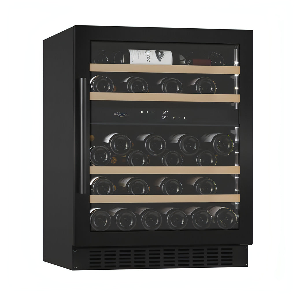 mQuvée Under Counter Wine Fridge 600mm WineCave 700 60D Black