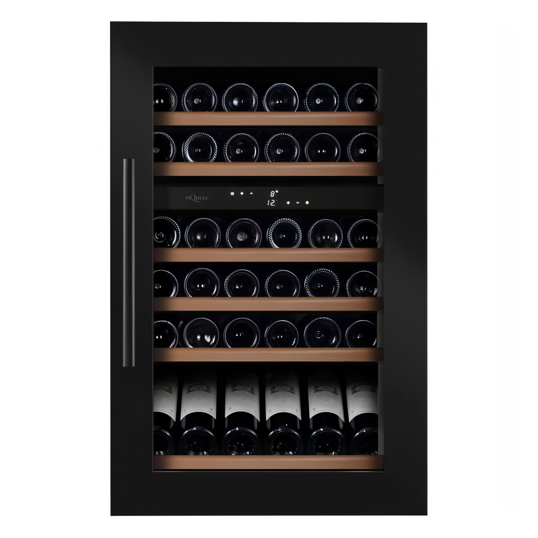 mQuvée - Integrated Wine Cooler - WineKeeper 49D - Fullglass Black