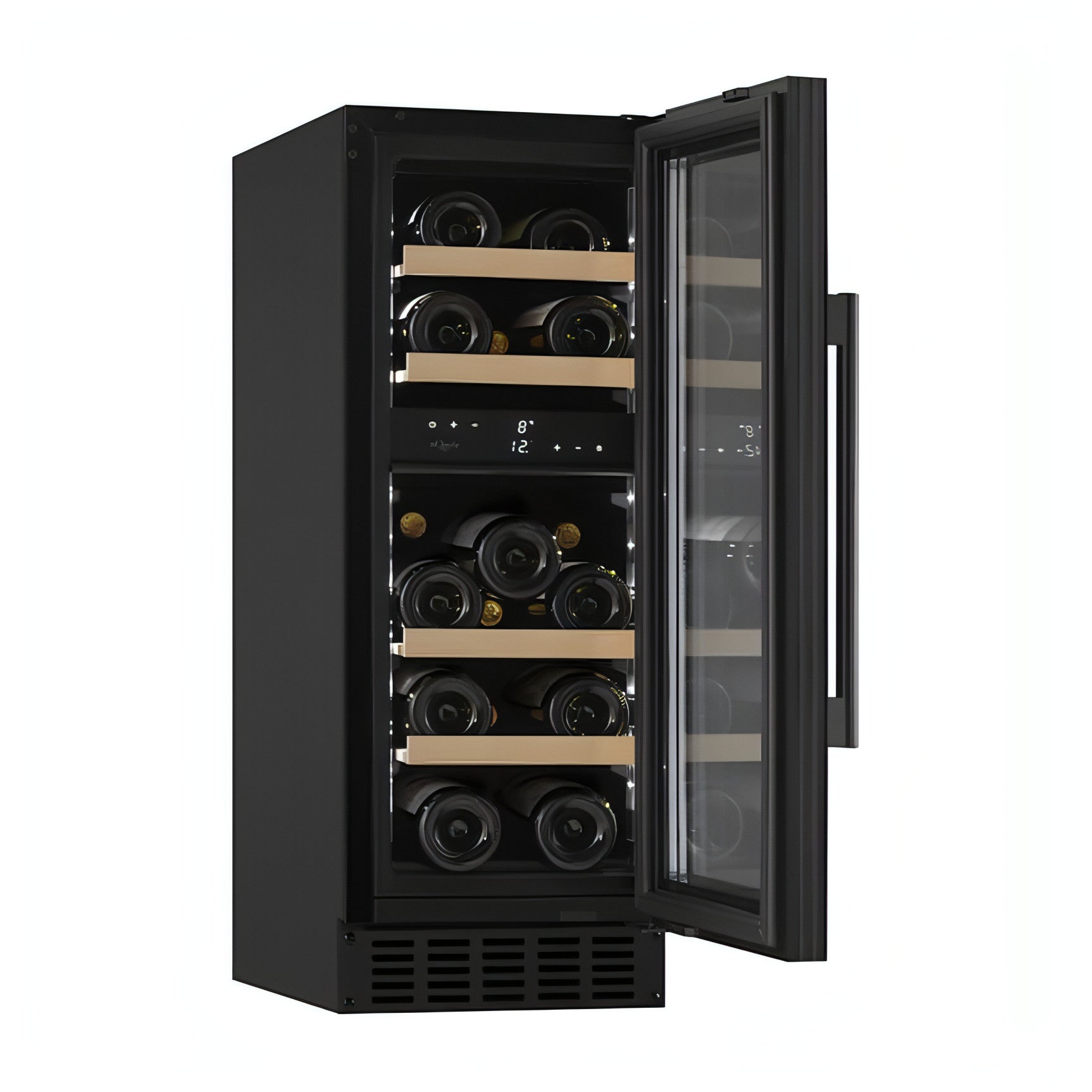 mQuvée - Undercounter Wine Fridge -WineCave 700 30D - Anthracite Black