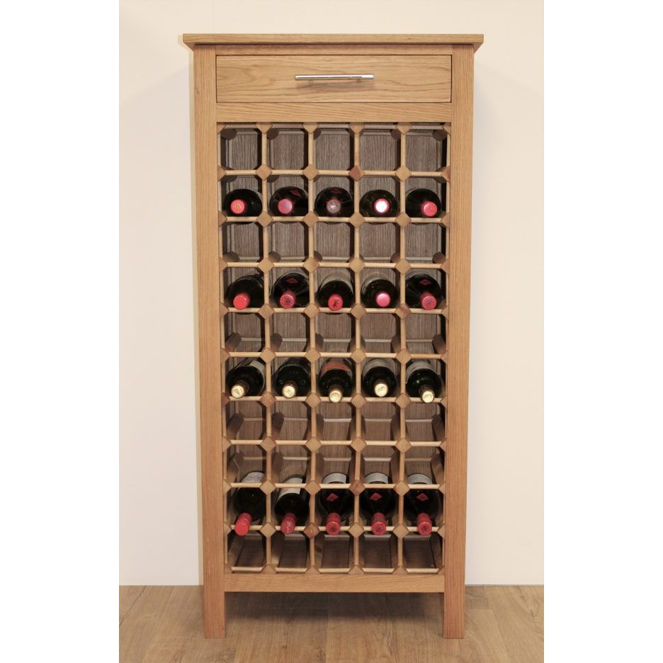 WineRacks - 50 Bottle Wooden Wine Cabinet - Assembled