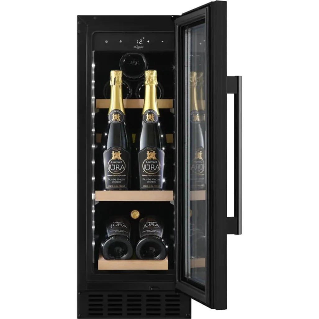 mQuvée - 300mm - Undercounter Wine Fridge - WineCave 700 30S Anthracite Black