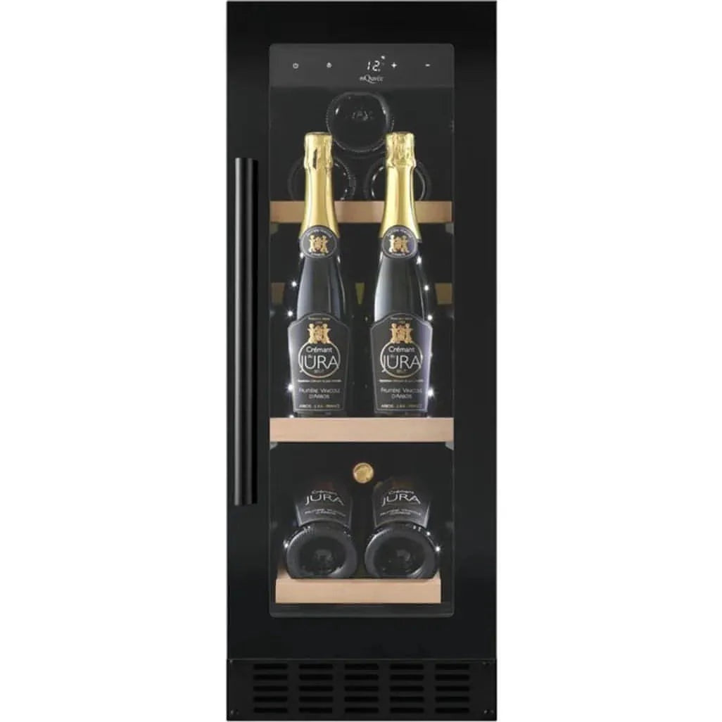 mQuvée - 300mm - Undercounter Wine Fridge - WineCave 700 30S Anthracite Black