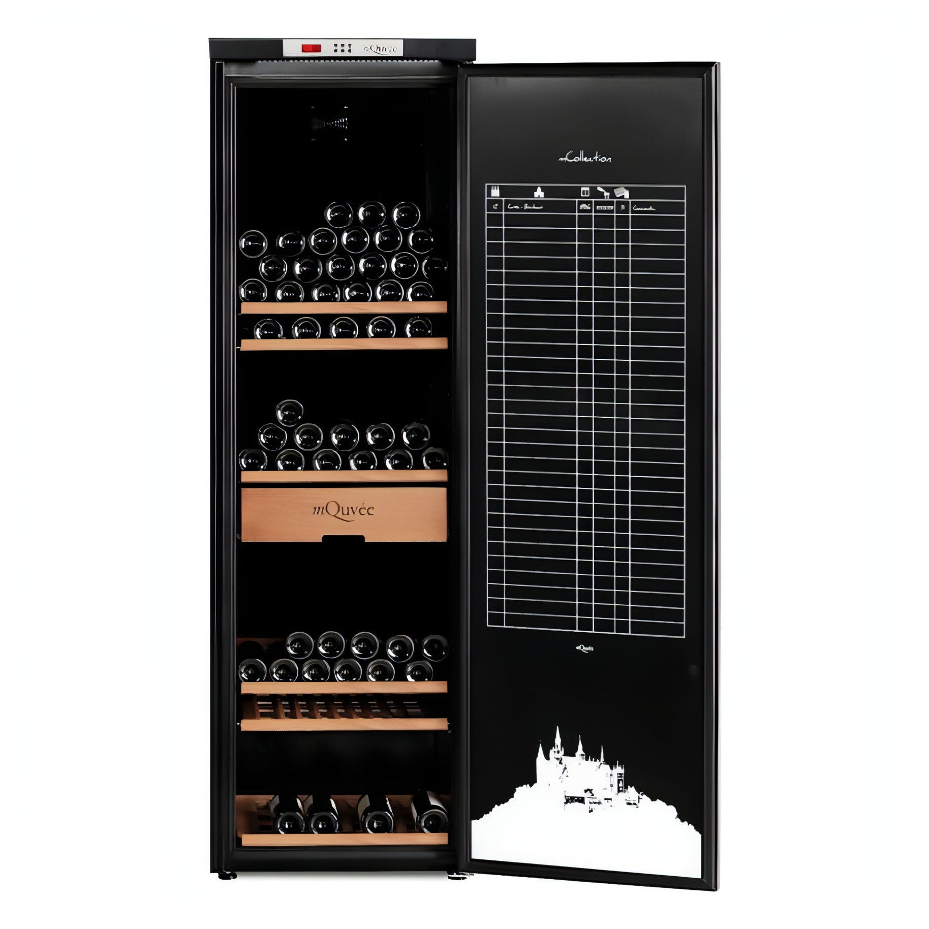 mQuvée - Freestanding - Wine Cabinet - WineStore 800 - Solid Door