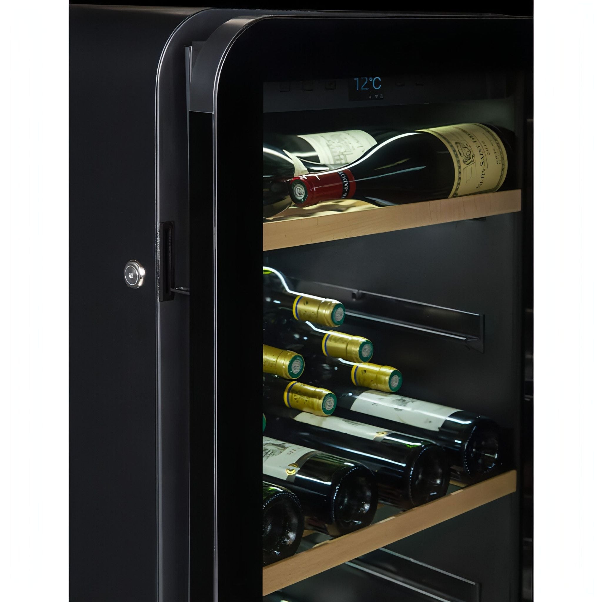 La Sommeliere - 185 Bottle Freestanding Single Zone Wine Cabinet APOGEE200PV