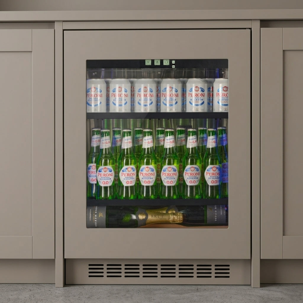 CELLA - Shallow Drinks Fridge - 45cm Depth - Fully Integrated - BV30PANEL-TO