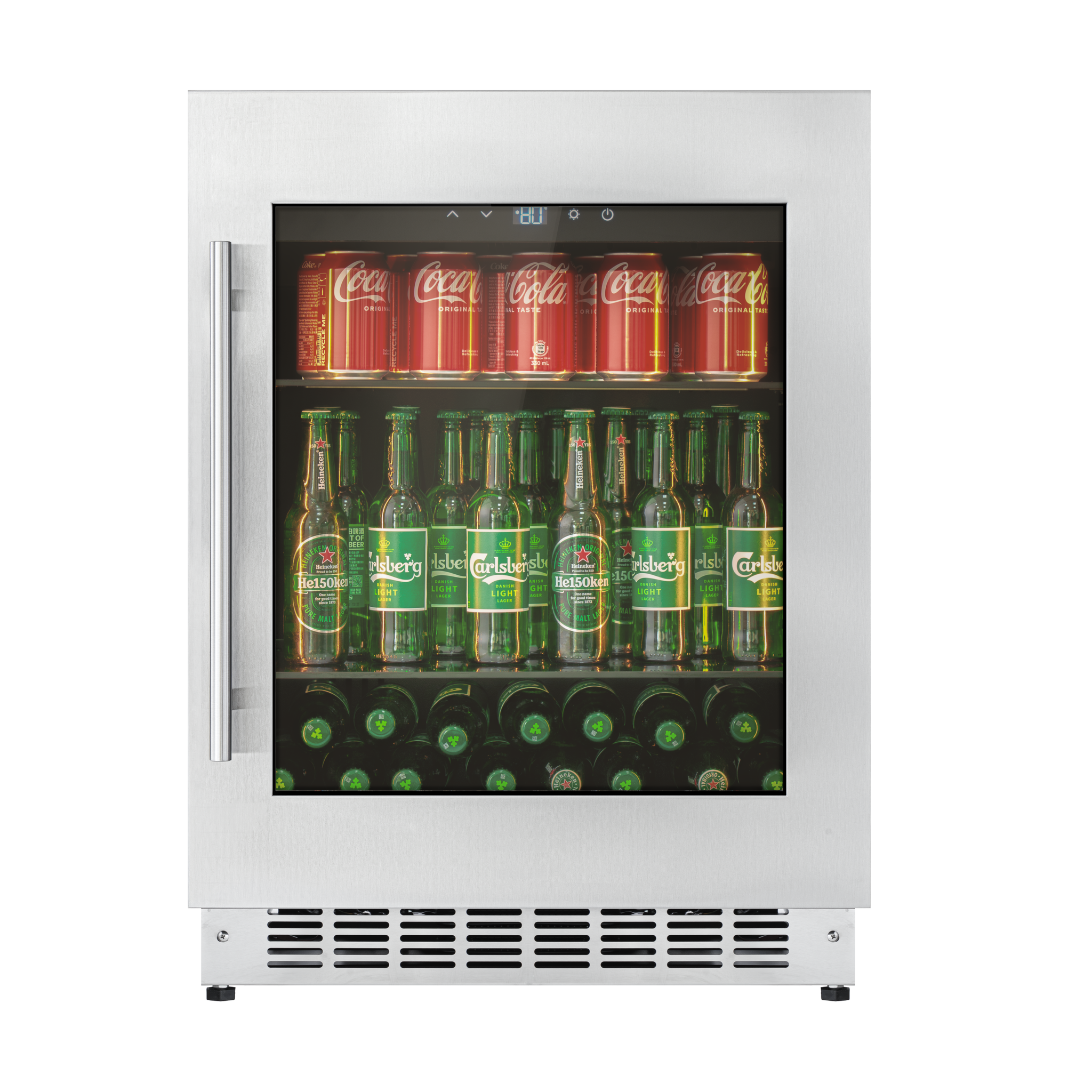 CELLA - 600mm - 118L Undercounter Drinks Fridge - Single Zone - BV34-SSH