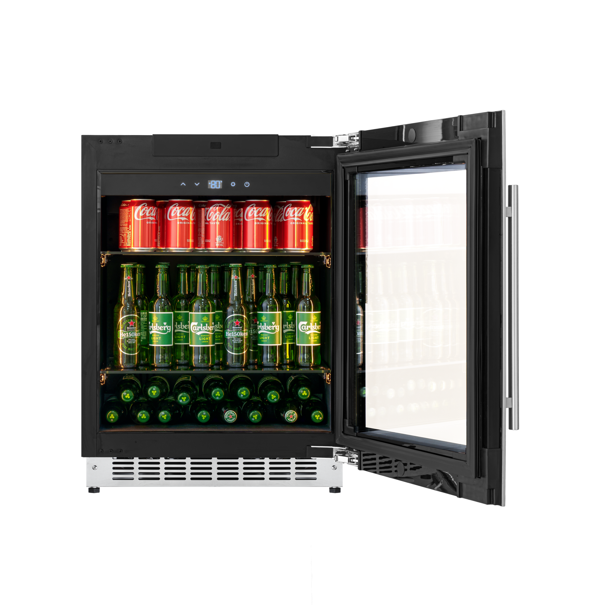 CELLA - 600mm - 118L Undercounter Drinks Fridge - Single Zone - BV34-SSH
