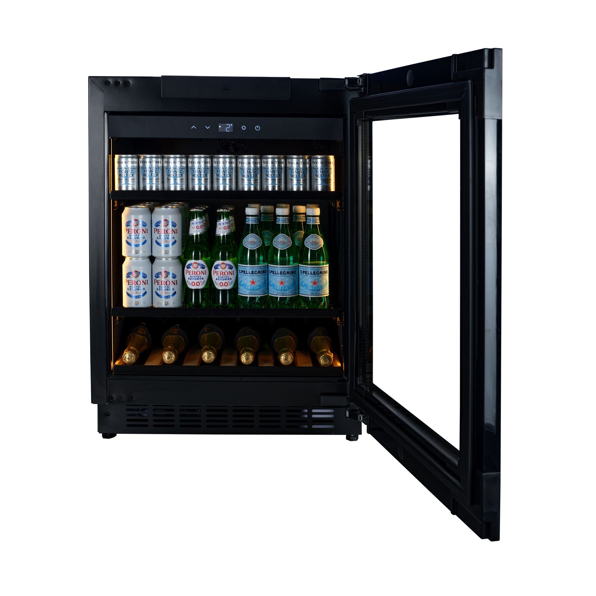 Wine & Beer Undercounter Fridge Bundle - 600mm - Side By Side