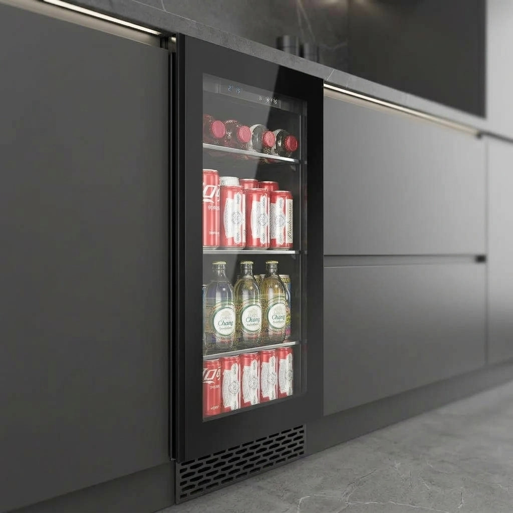 NØVA - 40cm Wide Undercounter Beverage Cooler - BVU40S