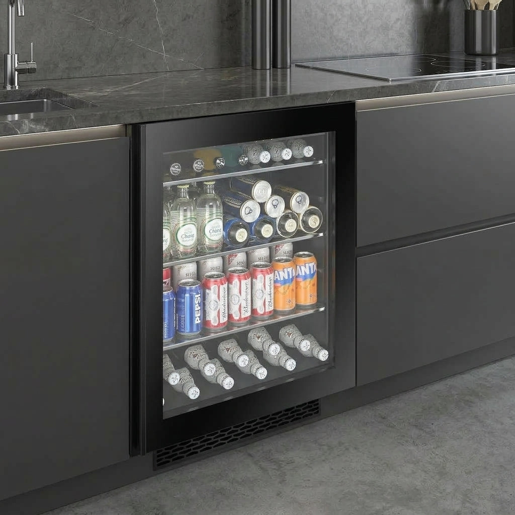 NØVA - 60cm Wide Undercounter Beverage Cooler - BVU60S