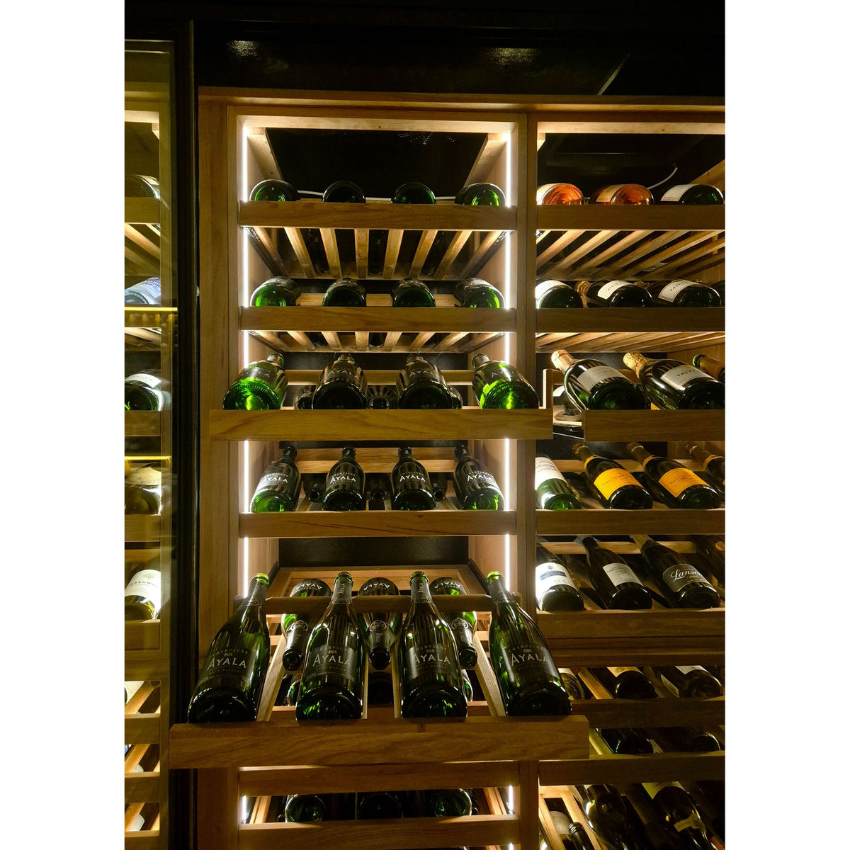 Bespoke Wine Wall Chiller Display Cabinet - 2 Door