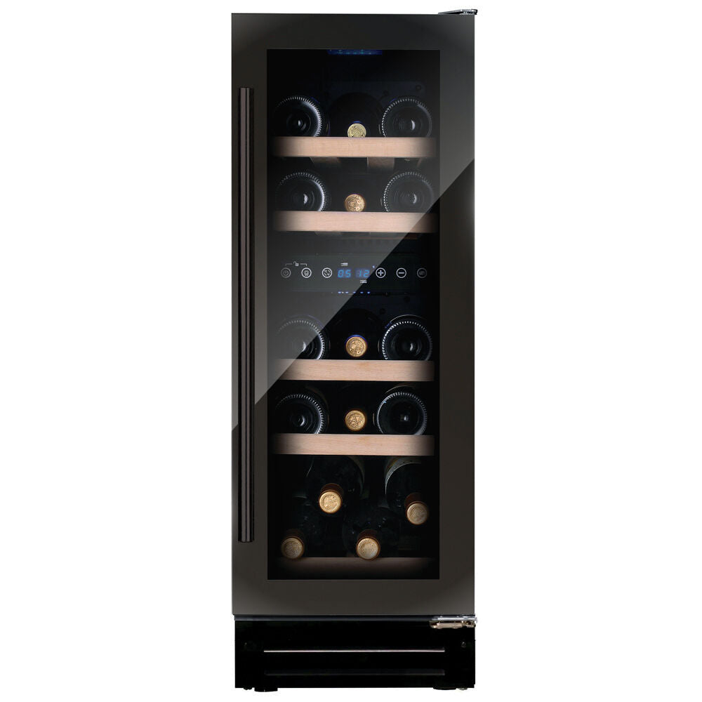 Dunavox FLOW-17 - 300mm Dual Zone - 17 Bottle - Built In / Freestanding Wine Cooler - DAUF-17.58DB