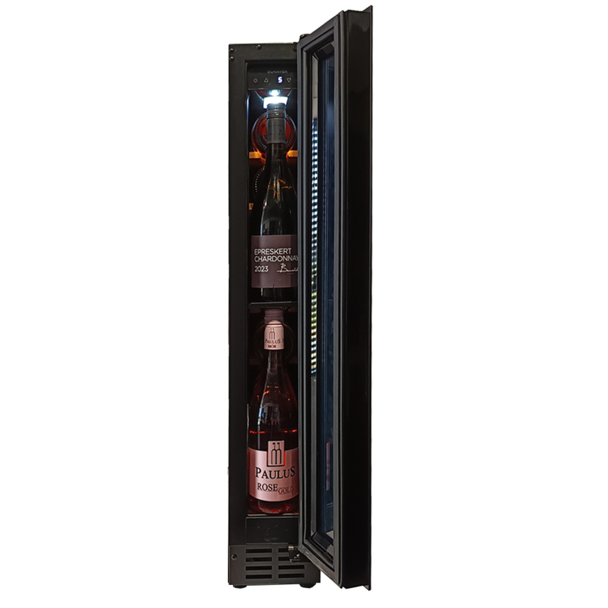 Dunavox FLOW-8 - 145mm - 9 Bottle - Built In Wine Fridge - DAUF-8.23B