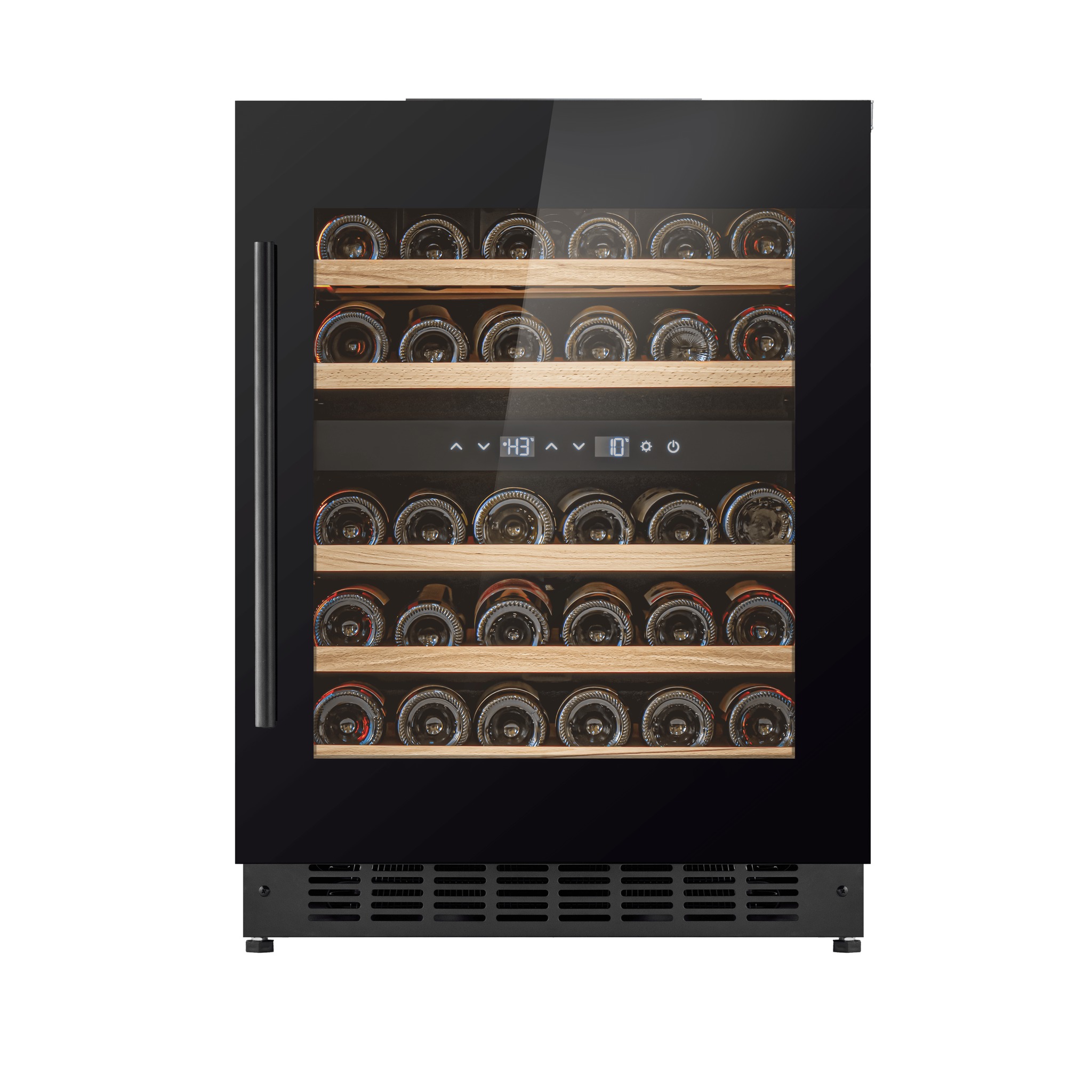 CELLA - 600mm - Undercounter Wine Cooler - Dual Zone - W34-BH