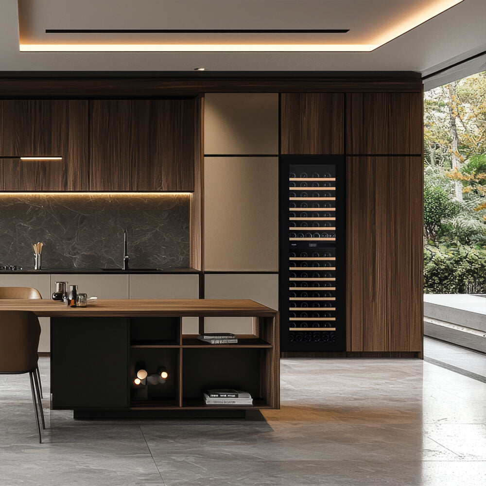 Dunavox NOBLE-109.TO - Dual Zone 109 Bottle - Fully Integrated Wine Cooler DVN-109.291DB.TO