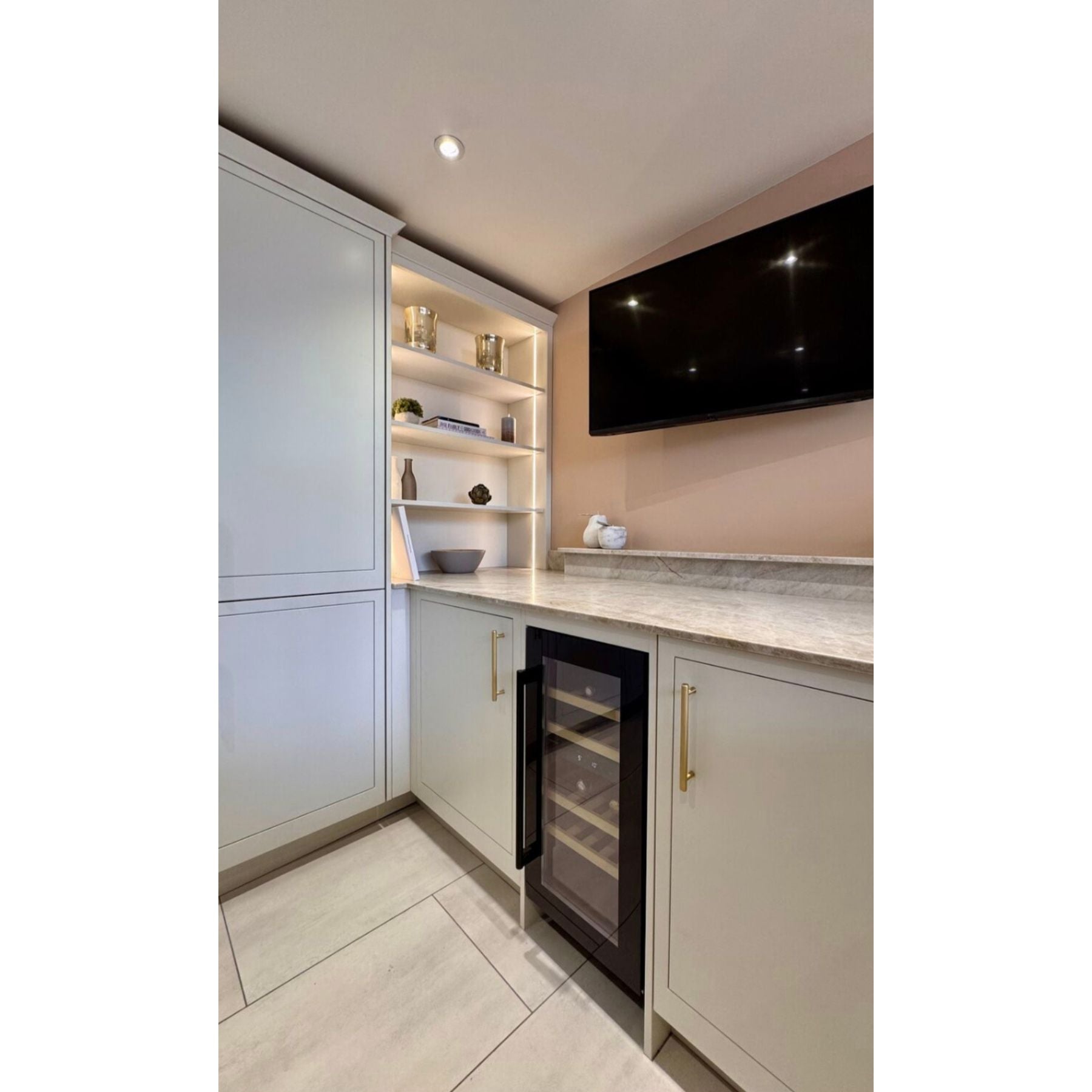 Dunavox FLOW-32D - 400mm Dual Zone - 32 Bottles - Built In - DAUF-32.78DB - 3 Lighting Options