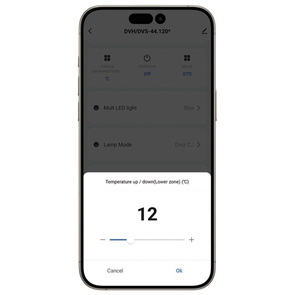 Dunavox NOBLE-32.TO - Dual Zone 33 Bottle - Integrated Wine Cooler - DVN-32.85DB.TO
