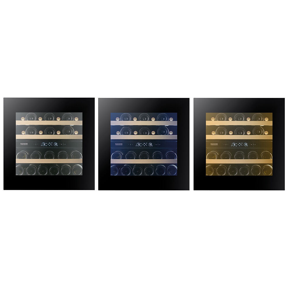 Dunavox NOBLE-32.TO - Dual Zone 33 Bottle - Integrated Wine Cooler - DVN-32.85DB.TO