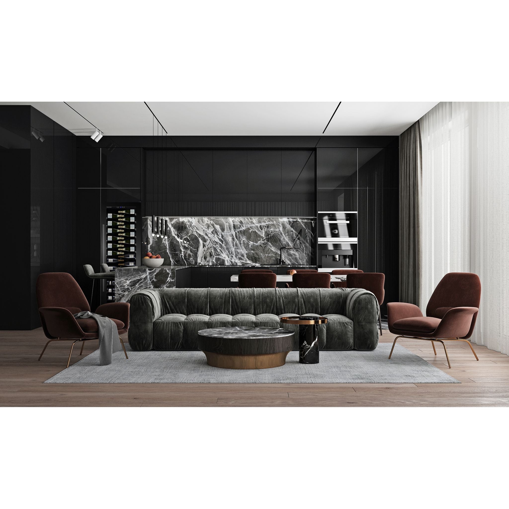 Dunavox SERA-143 - 655mm Wide - 143 Bottles - Freestanding / Built in Tall Wine Fridge - DX-143.468B