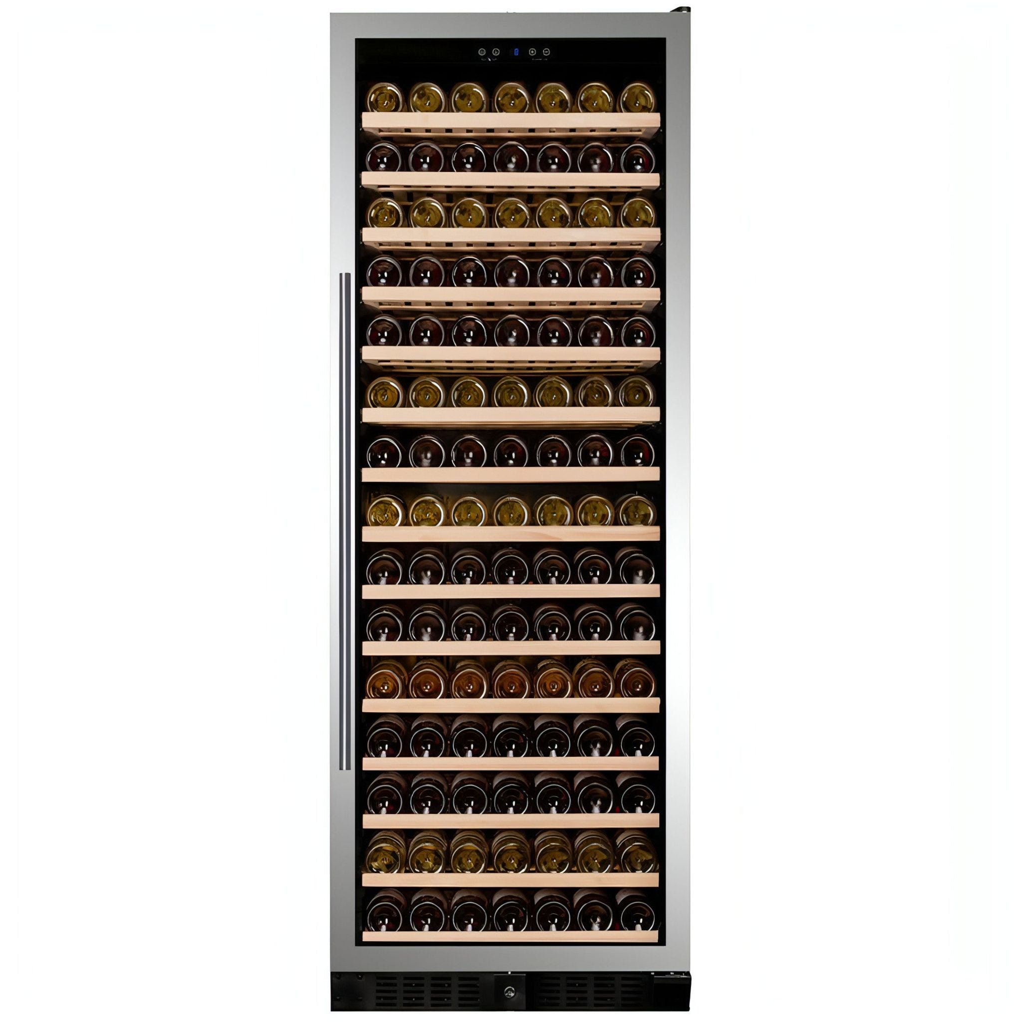 Dunavox GRANDE-194 - 655mm Width - Single Zone 194 Bottle - Built In / Freestanding Wine Cooler - DX-194.490SSK