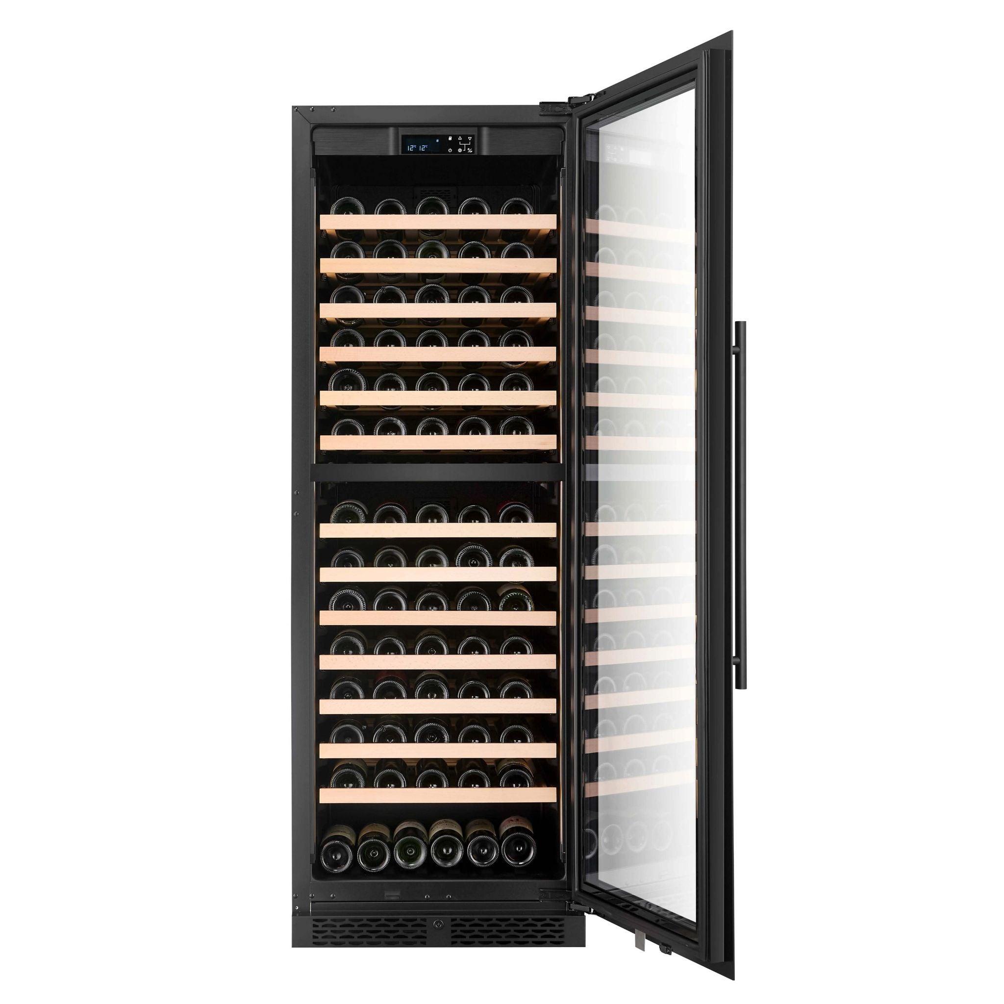 CELLA - 154 bottle Dual Zone Wine cooler - FWS154D-BLACK