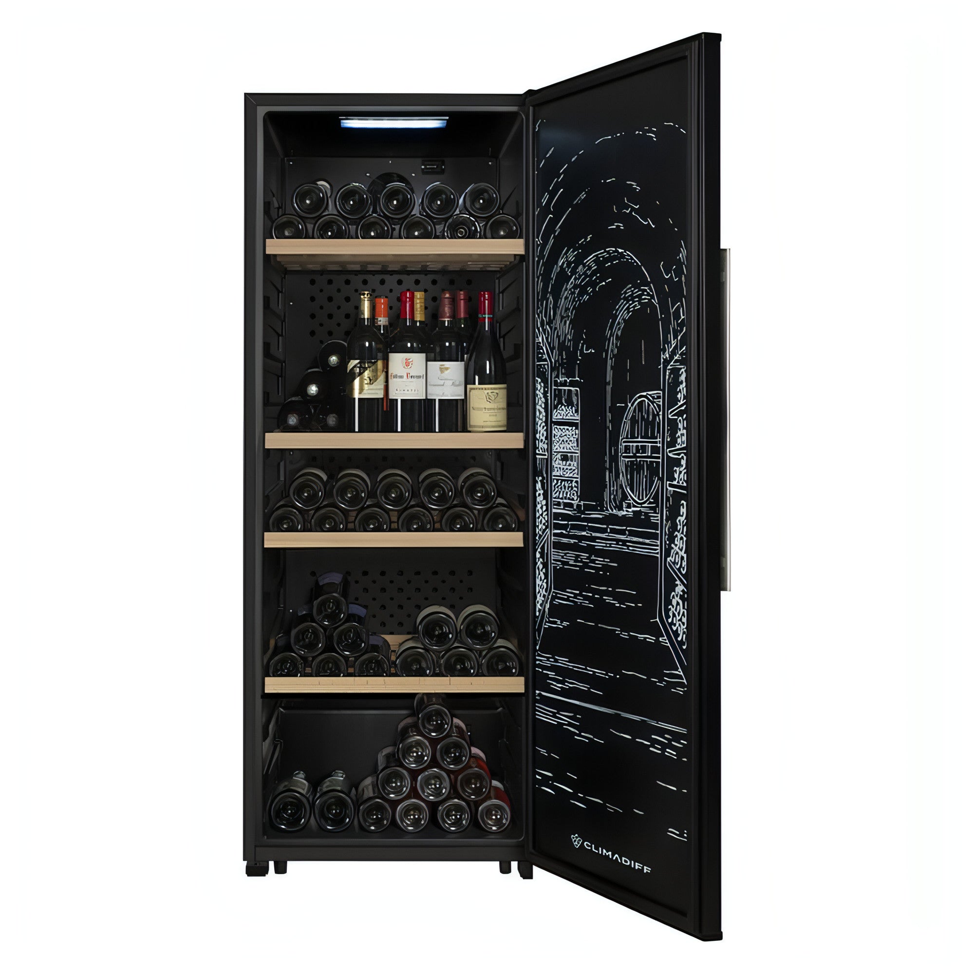 Climadiff - 204 Bottle Multipurpose Wine Cabinet GARDE200