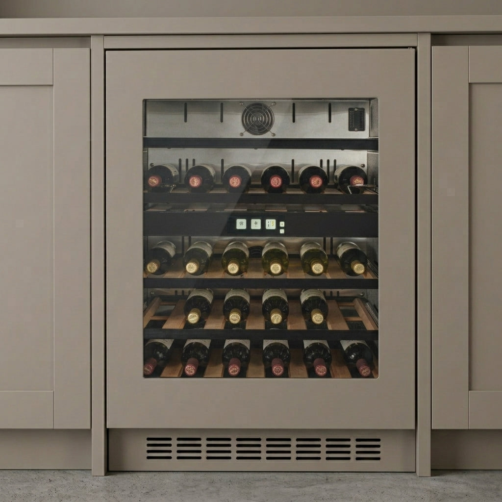 CELLA - Fully Integrated Wine Fridge - Panel Ready - 36 Bottle - TFT-W34PANEL-TO