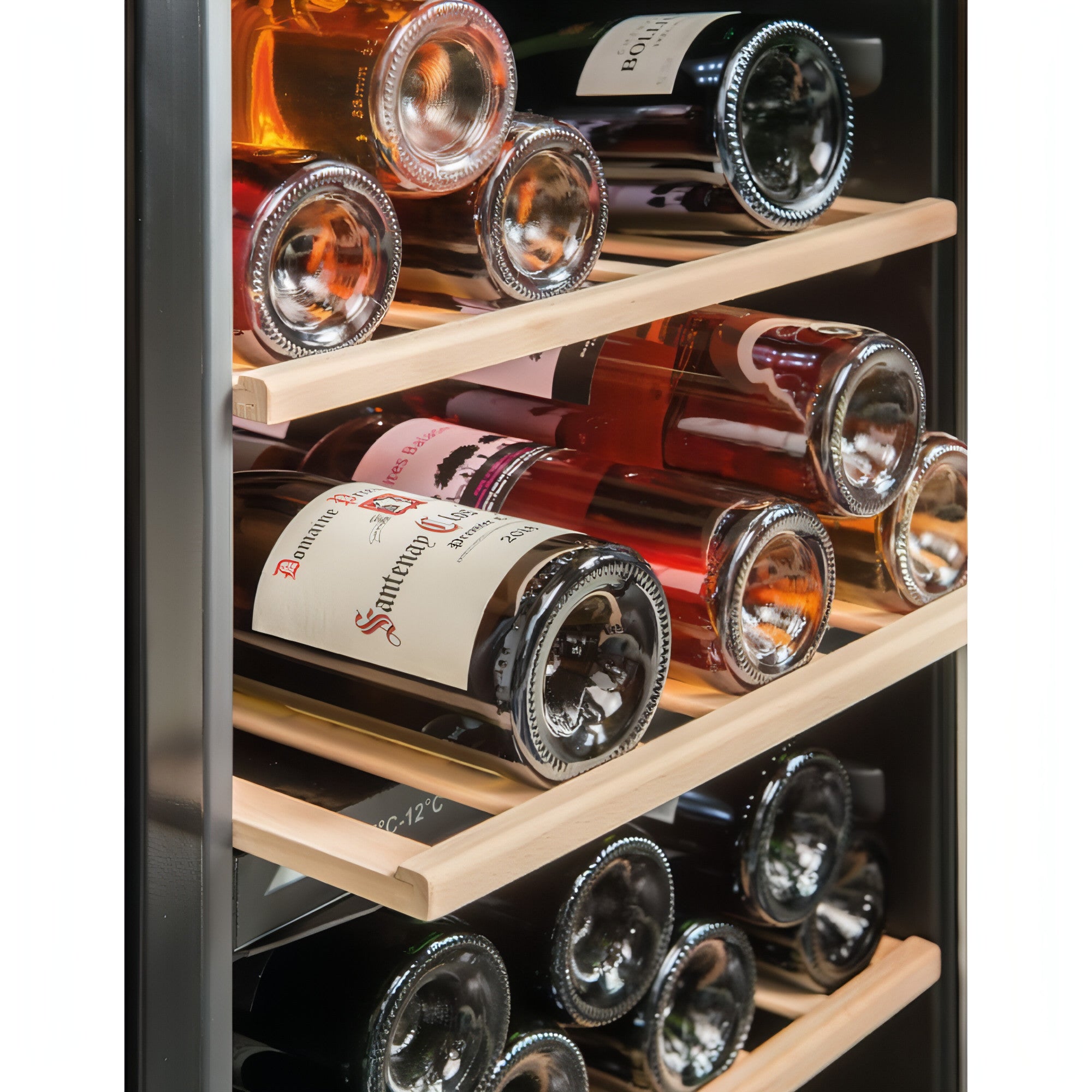 La Sommeliere - Dual Zone - 50 Bottle - Freestanding Wine Fridge - LS51.2ZBLACK
