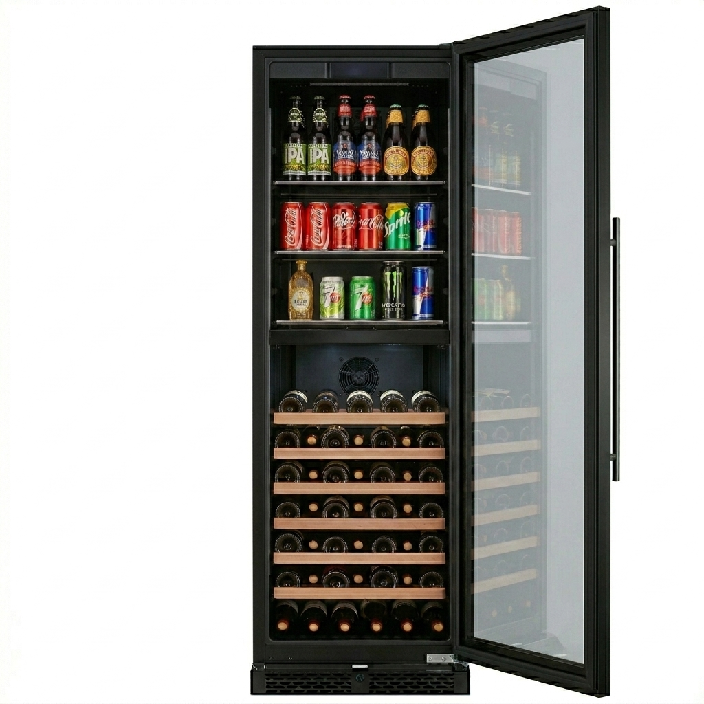 ClimaVin -  Noir157 - 53 Bottle / 126 Can - Dual Zone Beverage Centre - Built in or Freestanding