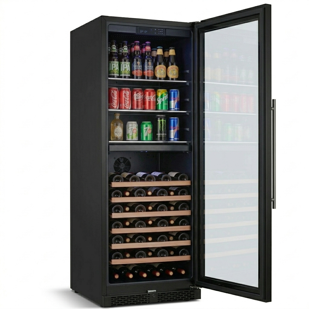 ClimaVin -  Noir157 - 53 Bottle / 126 Can - Dual Zone Beverage Centre - Built in or Freestanding